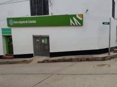 Sede robada del Banco Agrario en Convención, Norte de Santander.