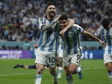 Argentina celebra paso a la final.