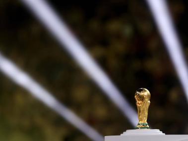 La Copa del Mundo durante la final de Mundial de Qatar 2022.