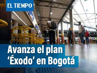 62.000 viajeros saldrán de terminales en Bogotá