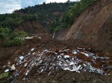 El derrumbe que se presentó en Rosas, Cauca, ha dejado más de 150 familias damnificadas.