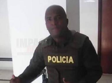 Patrullero Wilson Hernando Palacios Minota, adscrito a la estación de Policía de Policarpa