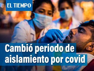 Según la OMS, el periodo de aislamiento debe ser de 10 días para los afectados por el covid-19. Actualmente en Colombia este periodo es de 7 días.