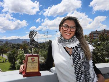 Carol Malaver, periodista de EL TIEMPO, ganadora del CPB 2023