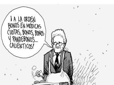 Crece la deuda externa - Caricatura de Guerreros