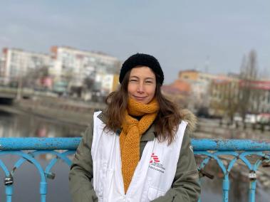 Pascale Crossiard es la coordinadora de terreno del proyecto de MSF en Kropyvnytskyi, Ucrania.