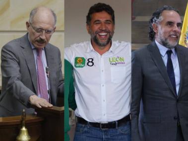Temístocles Ortega, León Freddy Múñoz, Armando Benedetti, y Camilo Romero.
