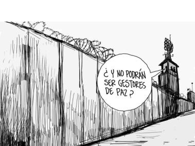 'Mareros', presos en El Salvador - Caricatura de Guerreros