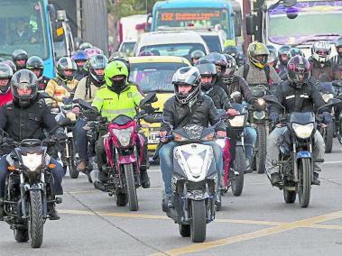 En Bogotá se movilizan 620.000 motos al día.