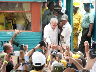 Gabriel García Márquez regresó por última vez su natal Aracataca el 30 de mayo de 2007.