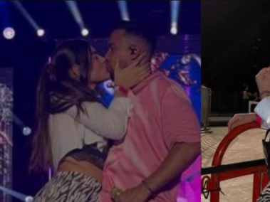 Hija de Mario Yepes se besó con Romeo Santos en pleno concierto.