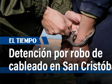 Once personas detenidas por robo de cableado en San Cristóbal