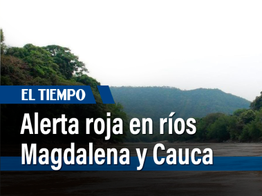 El Ideam declaró alerta roja en las cuencas de los ríos Magdalena y Cauca debido a los altos niveles.