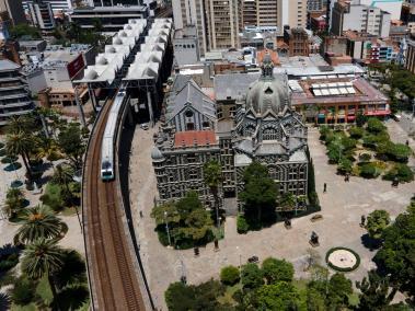 Así luce la plaza Botero de Medellín.