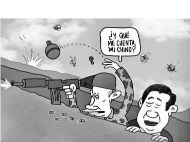 La visita de Xi Jinping - Caricatura de Matador
