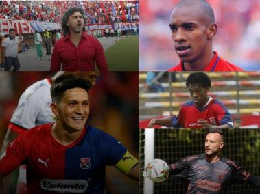 Estos son los cinco jugadores legendarios del Independiente Medellín