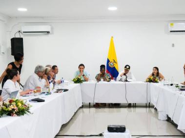 Este martes se llevó a cabo un consejo de ministros en el Bajo Cauca para atender el largo paro minero que enfrenta la región.
