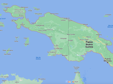 Papúa Nueva Guinea es un país insular