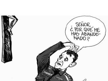 Relevo en la Policía - Caricatura de Guerreros