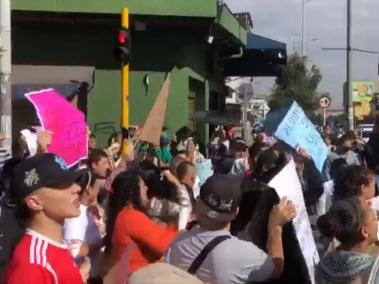 Protestas en San Andresito