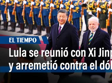 El presidente brasileño, Luiz Inácio Lula da Silva, criticó el jueves el uso preponderante del dólar en el comercio global y acusó al Fondo Monetario Internacional de "asfixiar" economías como la argentina, en el primer día de su viaje a China.
