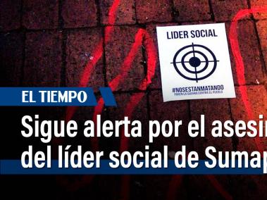 Sigue la alerta por el asesinato del líder social de Sumapaz