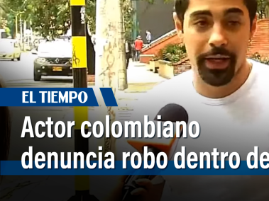 Un actor colombiano asegura que vivió los peores 8 minutos de su vida dentro de un taxi. Delincuentes lo encañonaron, lo robaron y lo dejaron tirado en la localidad de Santa Fe. Asegura que el robo asciende a los 15 millones de pesos.