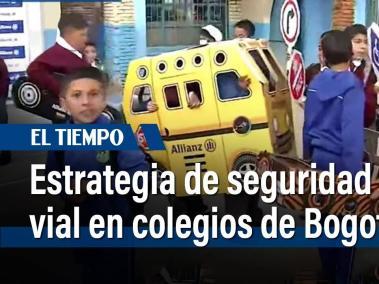 Estrategia de seguridad vial en colegios de Bogotá