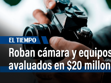 Roban cámara y equipos avaluados en $20 millones en Chapinero