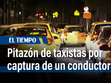 Pitazón de taxistas por captura de un conductor en Usaquén