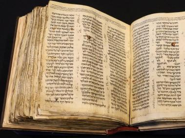 El manuscrito más antiguo que contiene todos los libros de la Biblia hebrea.