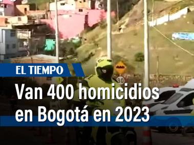 Van 400 homicidios en Bogotá durante 2023