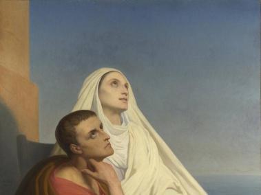 Santos Agustín y Mónica, 1854. Artista: Ary Scheffer.