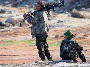 La participación de mujeres en la defensa del pueblo kurdo es de vieja data.