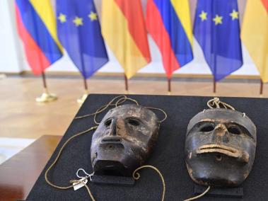 Las máscaras estaban en un museo alemán.