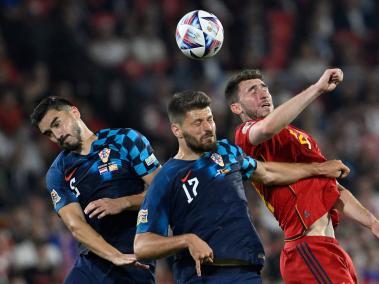 Croacia vs. España, en la Nations League.