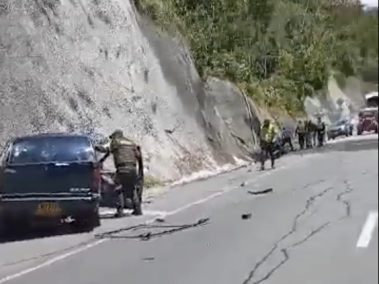 Accidente Alto de la Línea, Cajamarca. Un vehículo de se quedó sin frenos