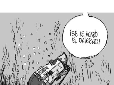 Submarino del gobierno - Caricatura de Guerreros
