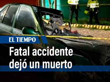 Un muerto deja fatal accidente en la vía Sibaté-Bogotá