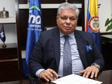 Gilberto Rondón, presidente del Fondo Nacional del Ahorro.