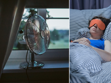 Estas son algunas recomendaciones sobre el uso del ventilador a la hora de dormir.