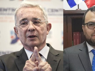Álvaro Uribe y Carlos Andrés Guzmán Díaz