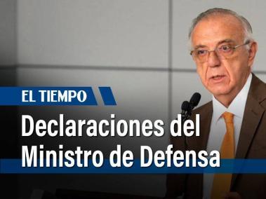 Luego del Consejo de Seguridad, el ministro Iván Velásquez habló sobre las acciones de la fuerza pública en el puerto de Buenaventura.