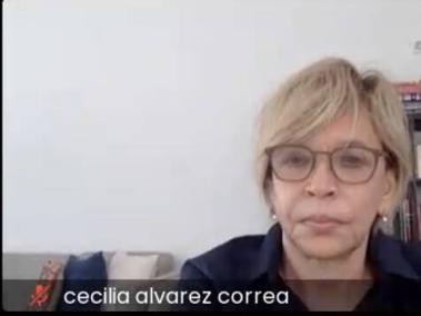 Cecilia Álvarez Correa, exministra de Transporte, en audiencia de imputación por el caso Odebrecht. Fecha: 06/07/2023