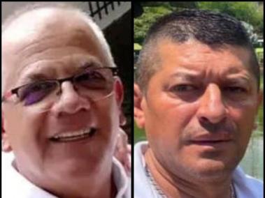 Teófilo Alfonso Enríquez Apraez y  Héctor Ubeimar Narváez Sánchez murieron baleados en restaurante de Buga