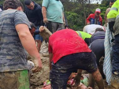 En la madrugada del 18 de julio la comunidad de Quetame fue sorprendida por una creciente súbita que borró por completo la vereda El Naranjal, Cundinamarca.