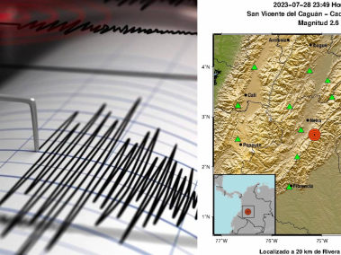 El sismo tuvo una magnitud de 2.6 y sucedió a profundidad superficial.