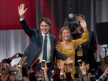 Justin Trudeau y Sophie Grégoire Trudeau.