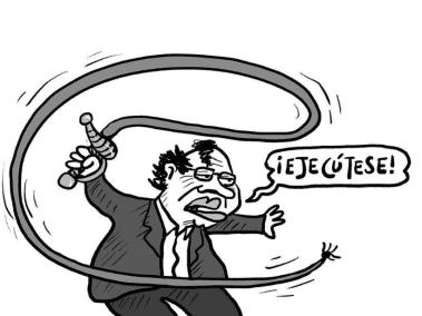 Cambió la espada - Caricatura de Beto Barreto