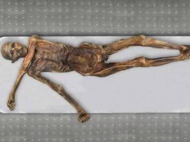 Ötzi, 'hombre de hielo'.